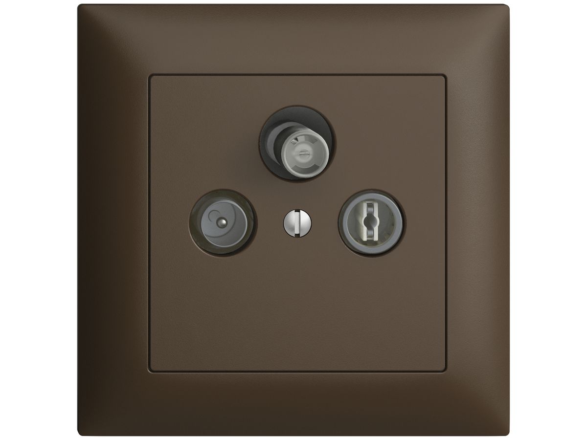 UP-Stichdose SAT/TV/R DB53 EDIZIOdue coffee mit SAT-F-Anschluss