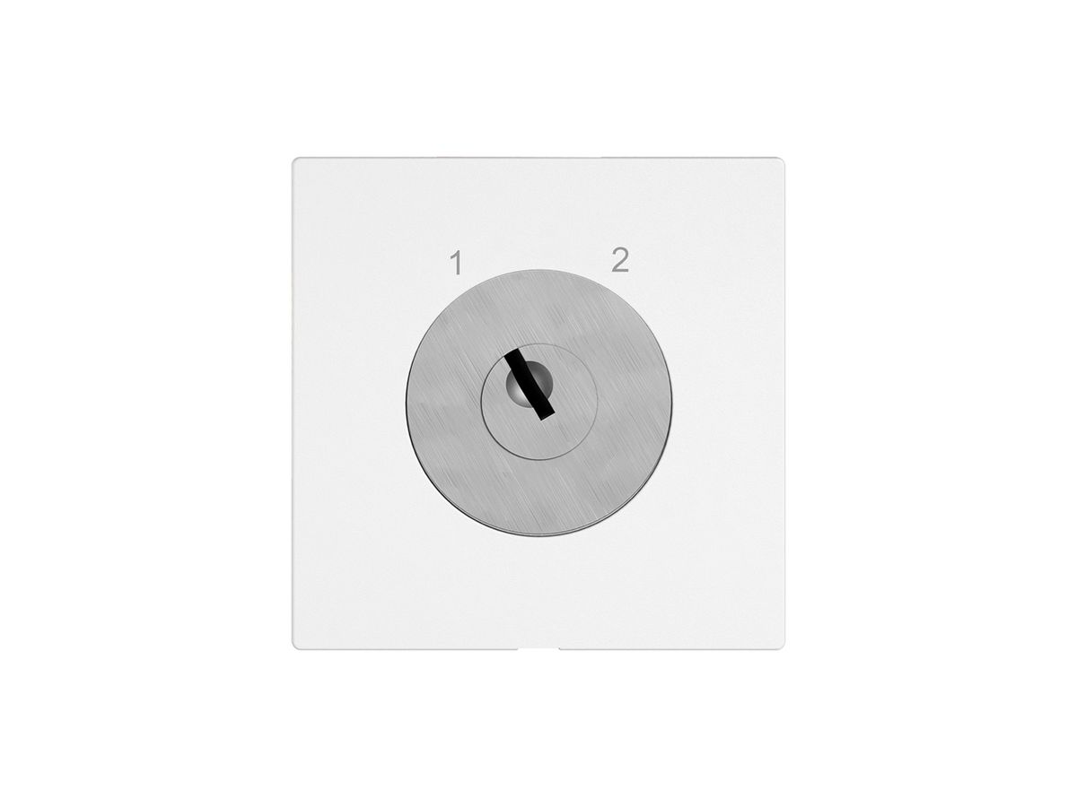Schlüsselschalter EDIZIO.liv m.KABA 1262KA/5000 getr.Kont.3P 1-2 T=87mm ws