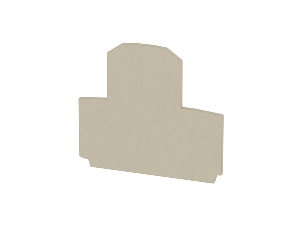 Abschlussplatte Weidmüller WAP WDK2.5/4 N 60×1.5mm beige