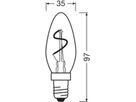 LED-Lampe LEDVANCE Vintage 1906 E14 1.8W 30lm 822 B10.5 gold Ø35×97mm