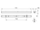 LED-Lichtleiste Philips BN126C PSU 31W 4100lm 4000K 1.2m weiss