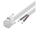 Verbindungskabel ESYLUX SmartDriver-2 RJ10-OPEN END, 10m, 8×weiss