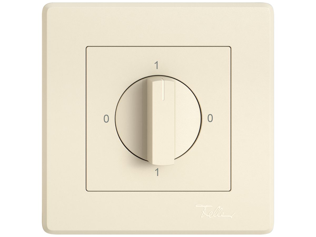 UP-Montageset EDIZIO.liv SNAPFIX® f.Drehschalter m.Griff 0-1-0-1 cr