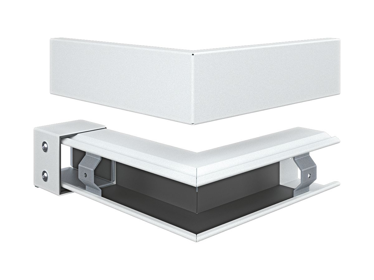 Ausseneck tehalit FWK-Plus 60×60mm verkehrsweiss