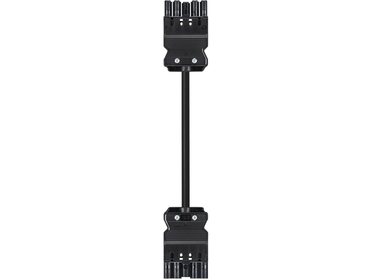 Verbindungsleitung Wieland GST18i5 5×1.5mm²250/400V 16A 1m sz Stecker-Buchse Cca