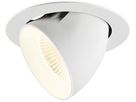 EB-LED-Spot SLV NUMINOS GIMBLE XL 24W 3800lm 4000K NB DALI DIM Ø190×135mm ws