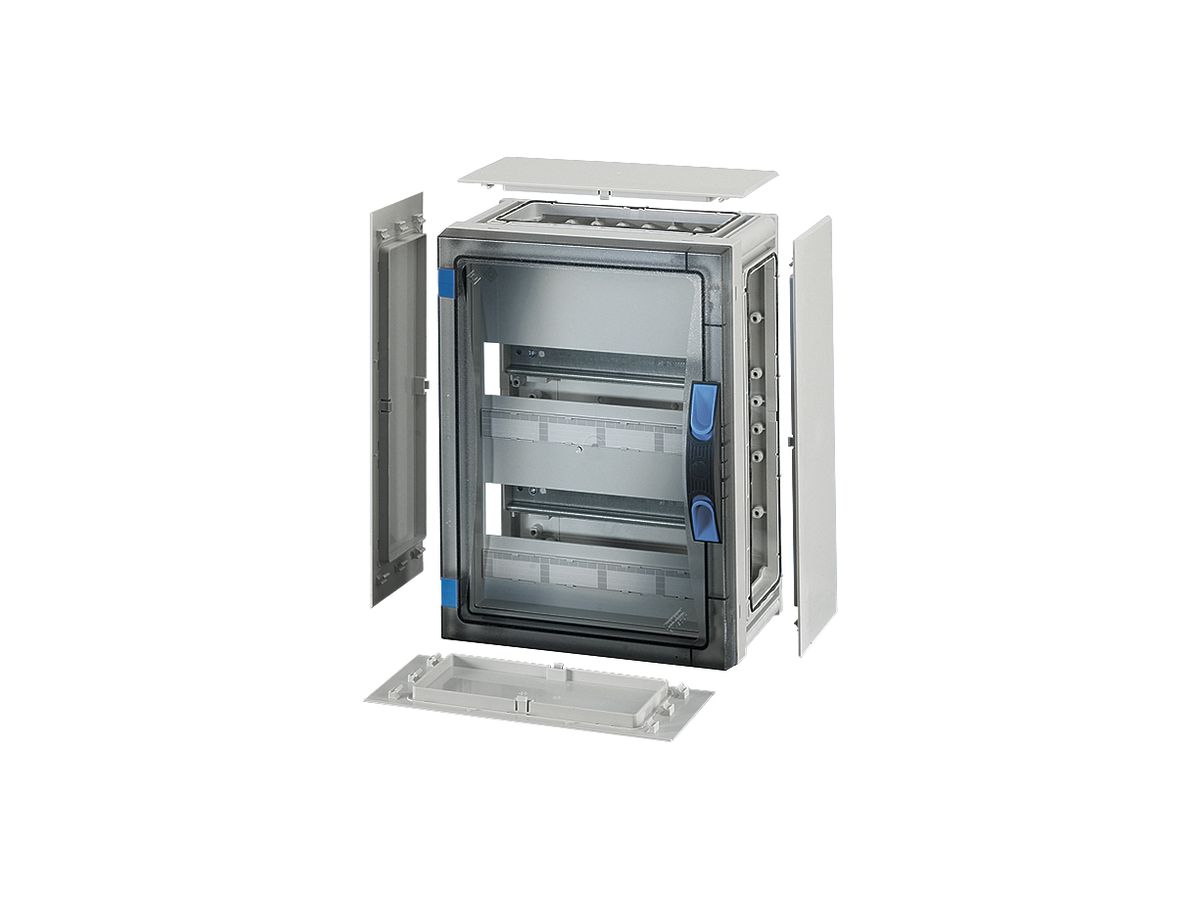 AP-Kleinverteiler Hensel 2-reihig, 276×366×186mm