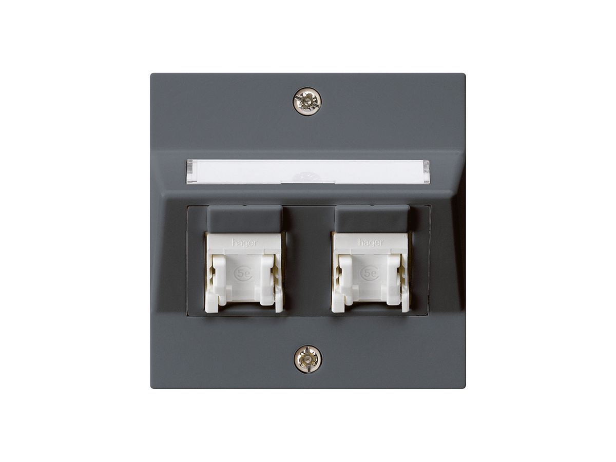 UP-Dose kallysto A Kat.5e 2RJ45/u anthrazit