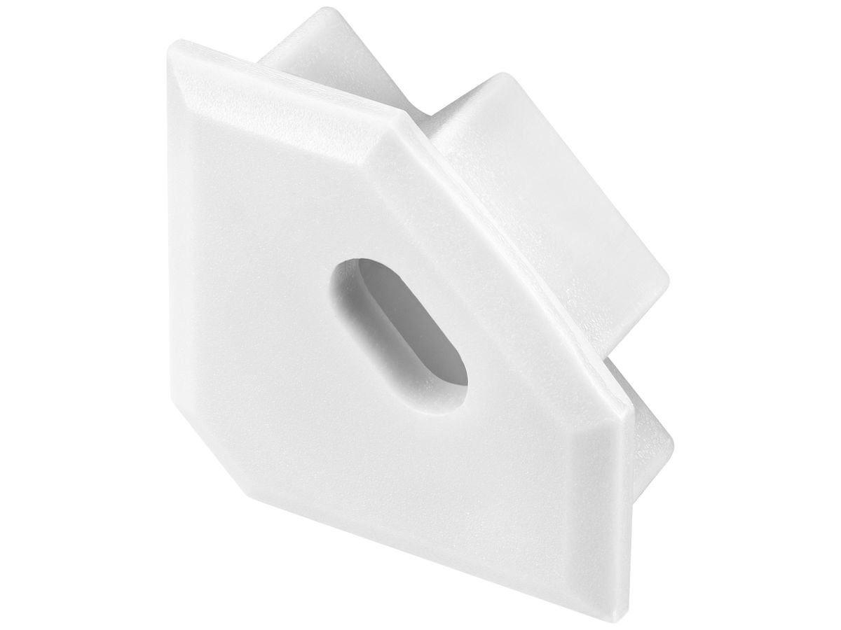 Endkappe Tridonic ACL CORNER Kunststoff mit Kabeldurchführung grau