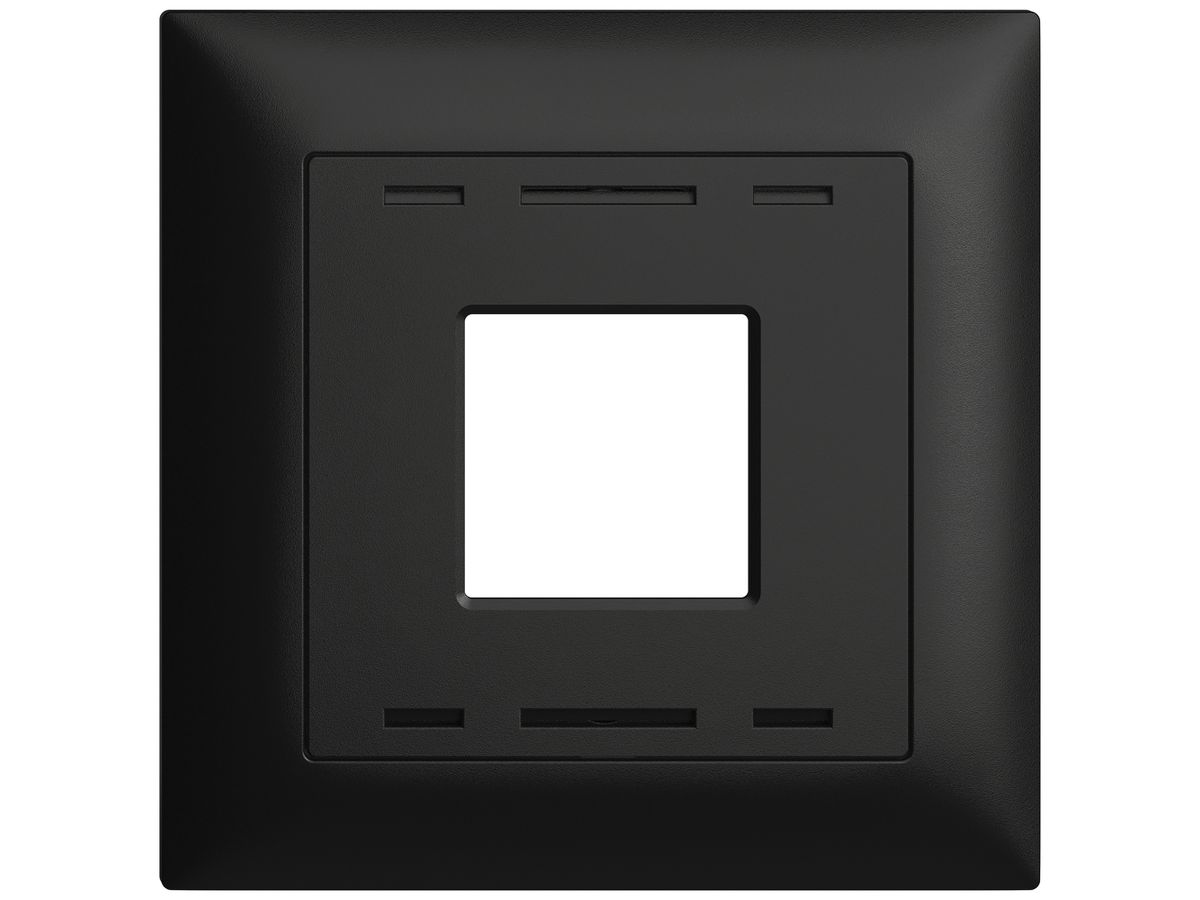 UP-Abdeckset EDIZIOdue Wiser Thermostat schwarz