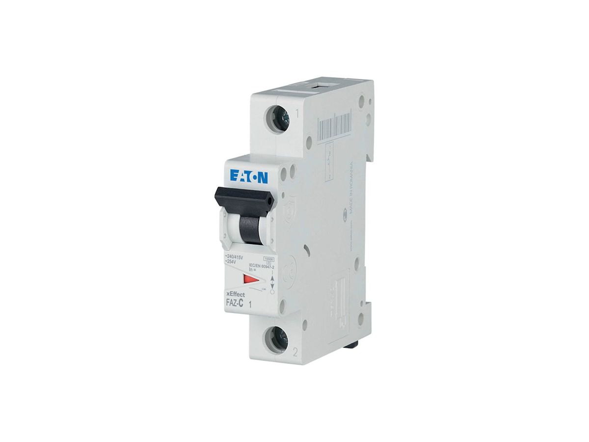 Leitungsschutzschalter Eaton FAZ-C0,5/1 1P 230V C 0.5A 10kA 1TE
