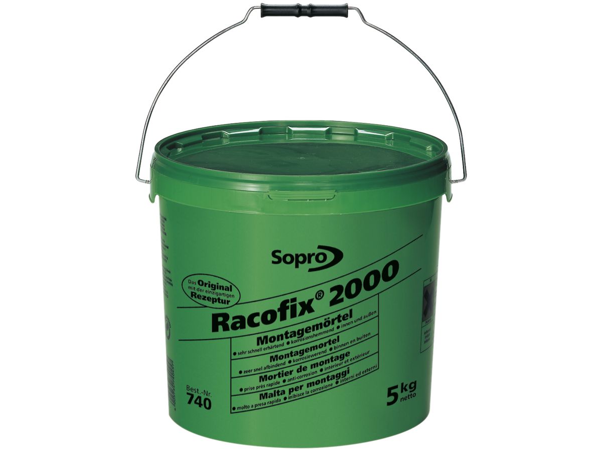 Schnell-Zement Racofix 2000 grau 5kg