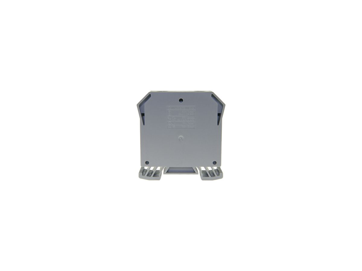 Durchgangs-Reihenklemme Woertz Ex 35…70mm² 192A 1000V Schraubansch.2×1 TH35 grau