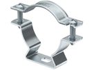 Rohr-/Kabelschelle Bettermann, mit Schraubenloch, Ø36…44mm, tauchfeuerverzinkt