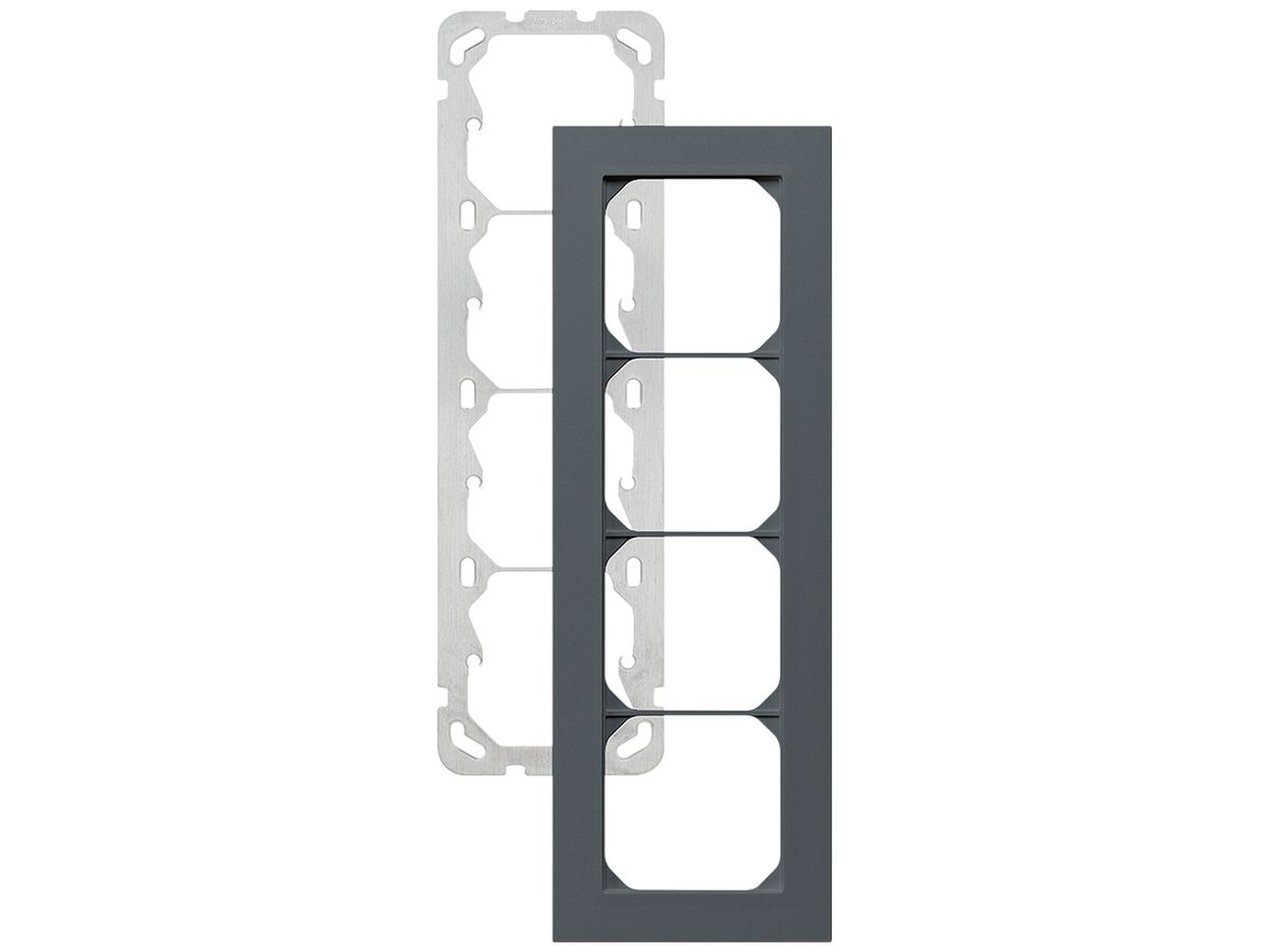 UP-Kopfzeile kallysto.pro 4×1 anthrazit vertikal