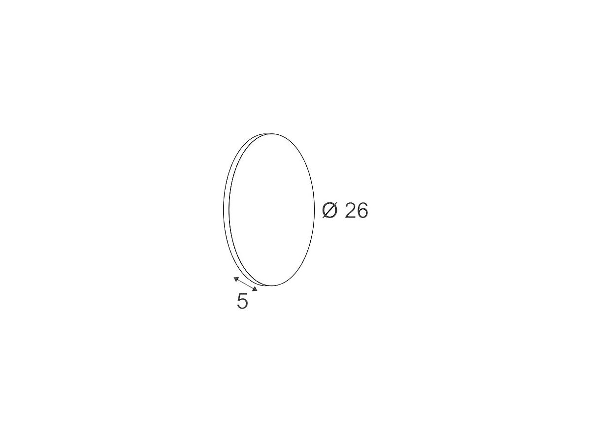 LED-Wandleuchte SLV PLASTRA ROUND, 7.4W 400lm 3000K Gips IP20 weiss