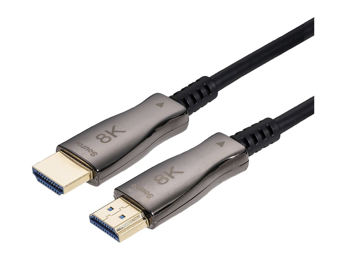 HDMI-Kabel VALUE 8K@60Hz (HDMI 2.1) AOC HDR 3D Ethernet schwarz 50m