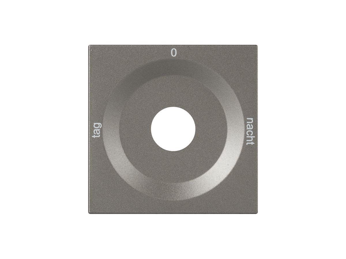 Frontplatte für Drehschalter magnesium TAG-0-NACHT