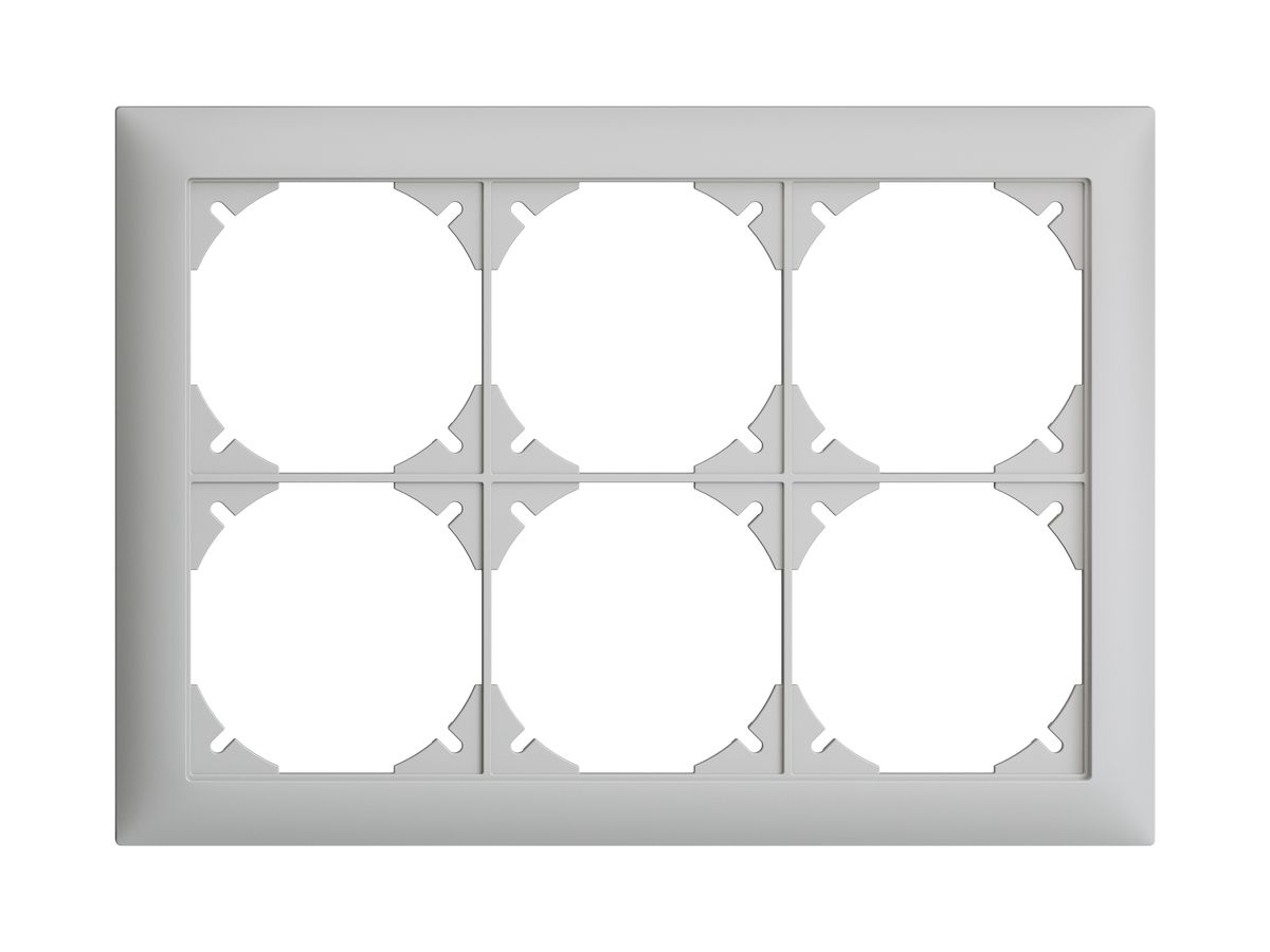 UP-Kopfzeile EDIZIOdue 2×3 hellgrau