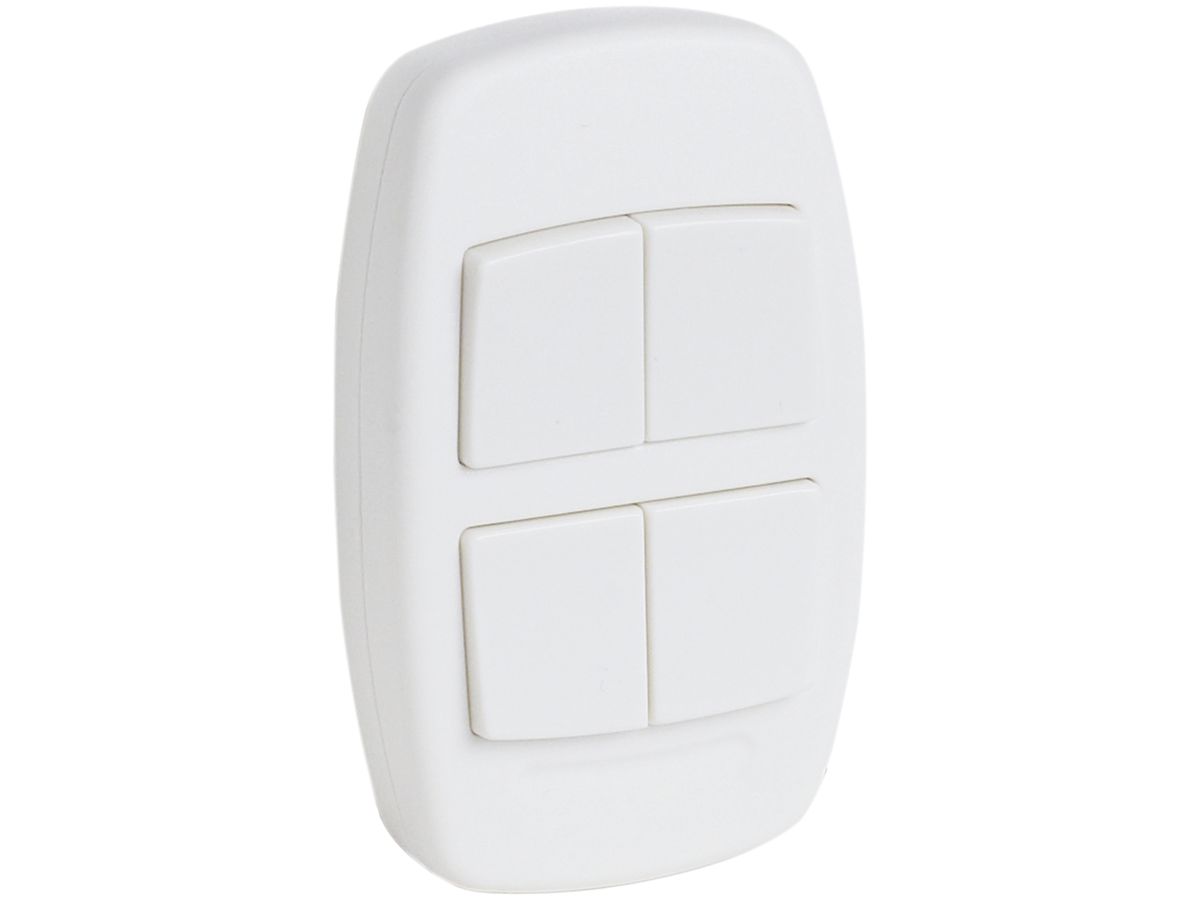 RF-Handsender AWAG 4-Kanal, Bluetooth, NFC, EnOcean, batterielos, weiss