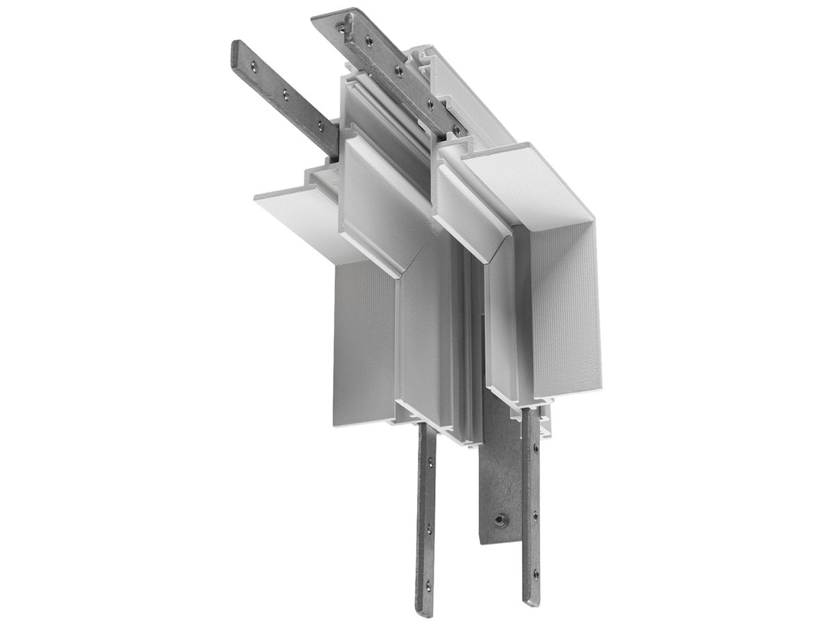 L-Verbinder SLV 48V TRACK Aluminium 81×74×81mm weiss