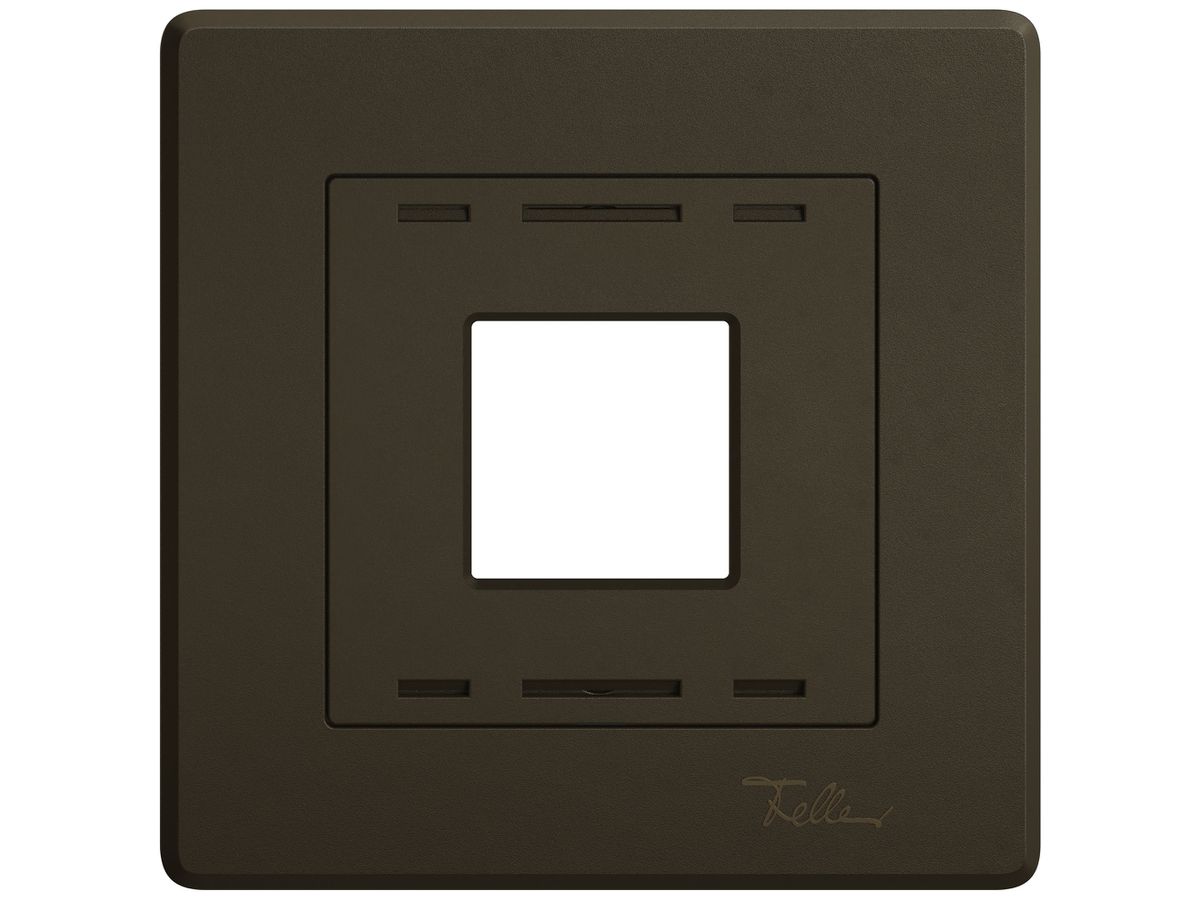 UP-Abdeckset EDIZIO.liv Wiser SNAPFIX® Thermostat umbra