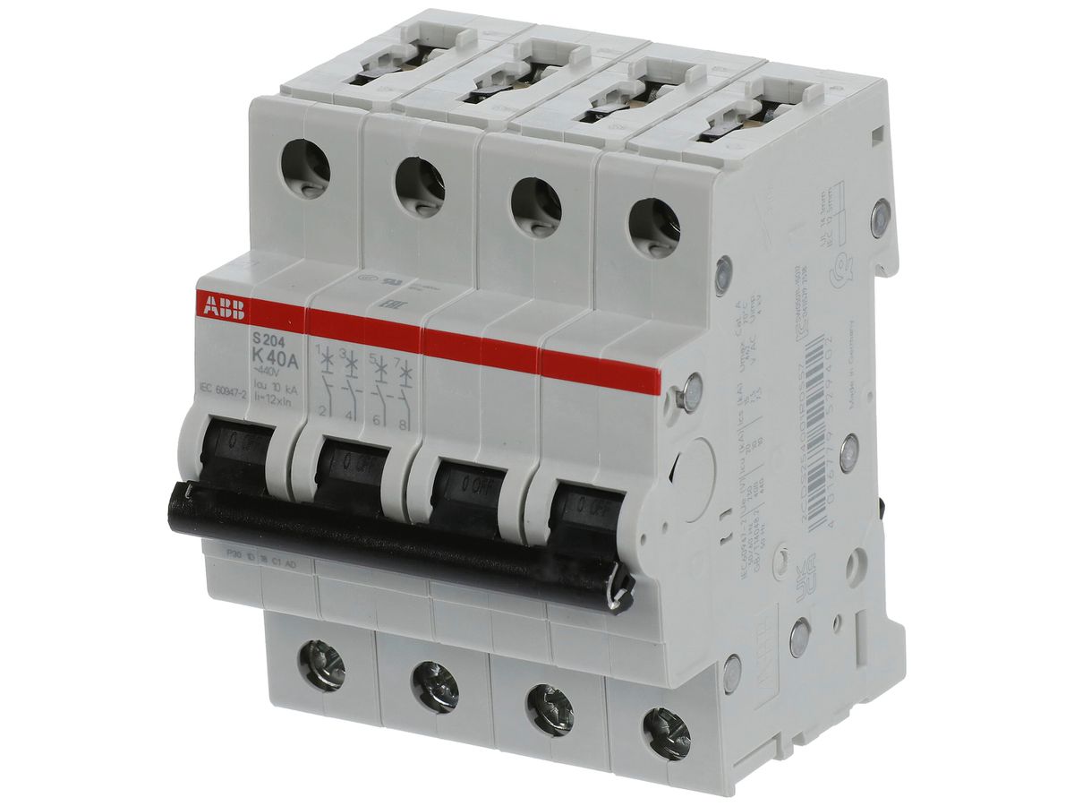 Leitungsschutzschalter ABB S204-K40 6kA