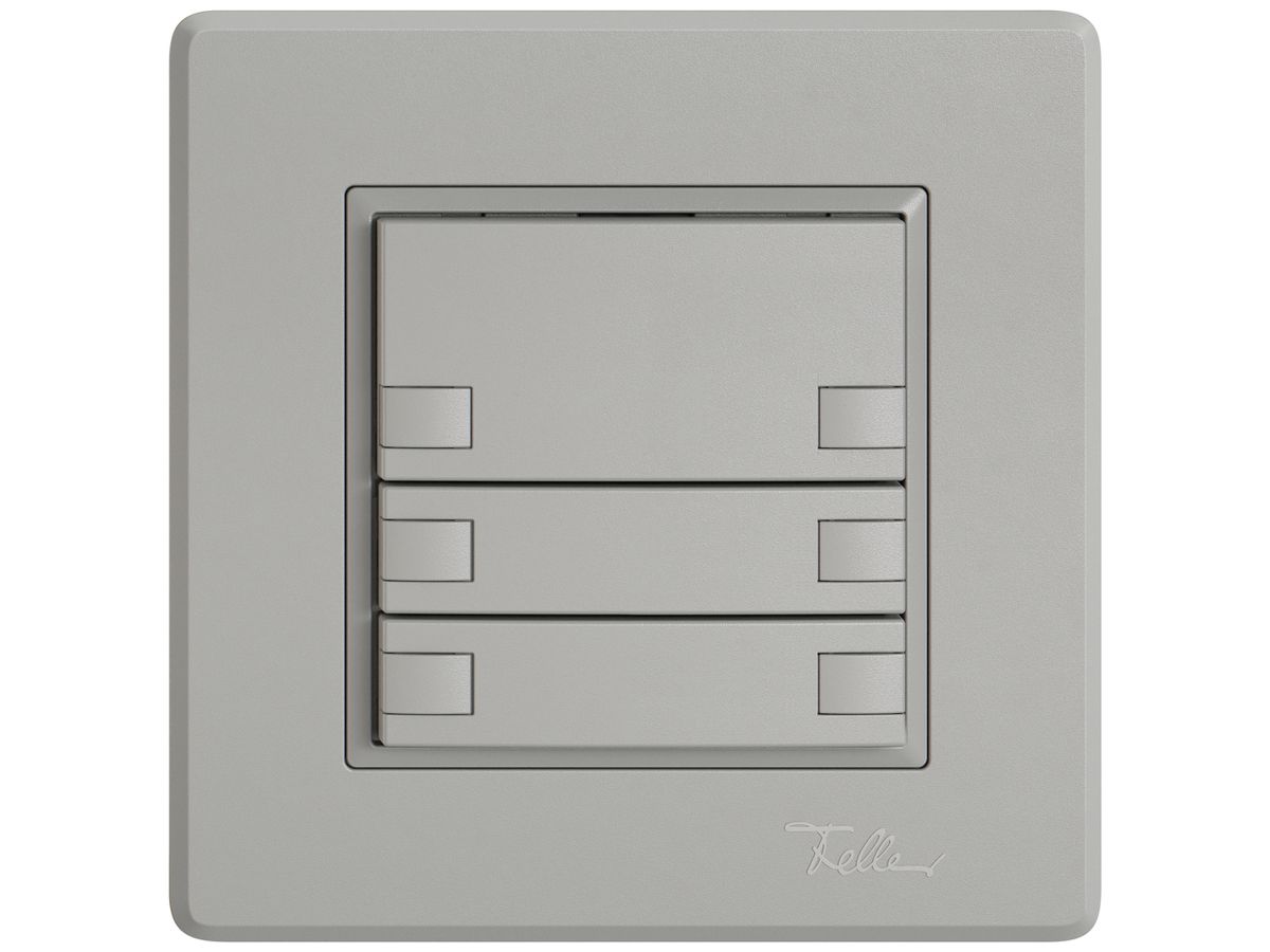 UP-Universaltaster EDIZIO.liv UNI SNAPFIX® o.LED 6× 1-Tbed.hgu