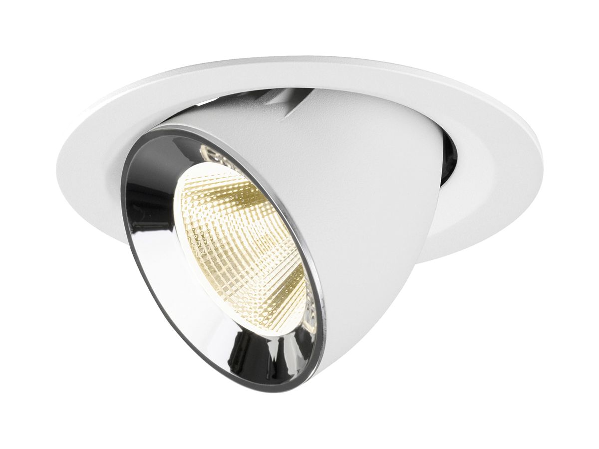 LED-Downlight SLV NUMINOS GIMBLE M 12W 1900lm 4000K NB DALI Ø120 ws/cr