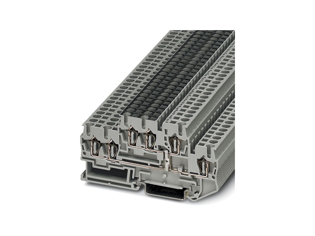 Durchgangsreihenklemme 0.08…4mm² grau STTB 2.5-TWIN-PV