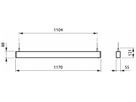 LED-Pendelleuchte Philips TrueLine 41W 4100lm 927…965 DALI dir./indir.1.2m Al