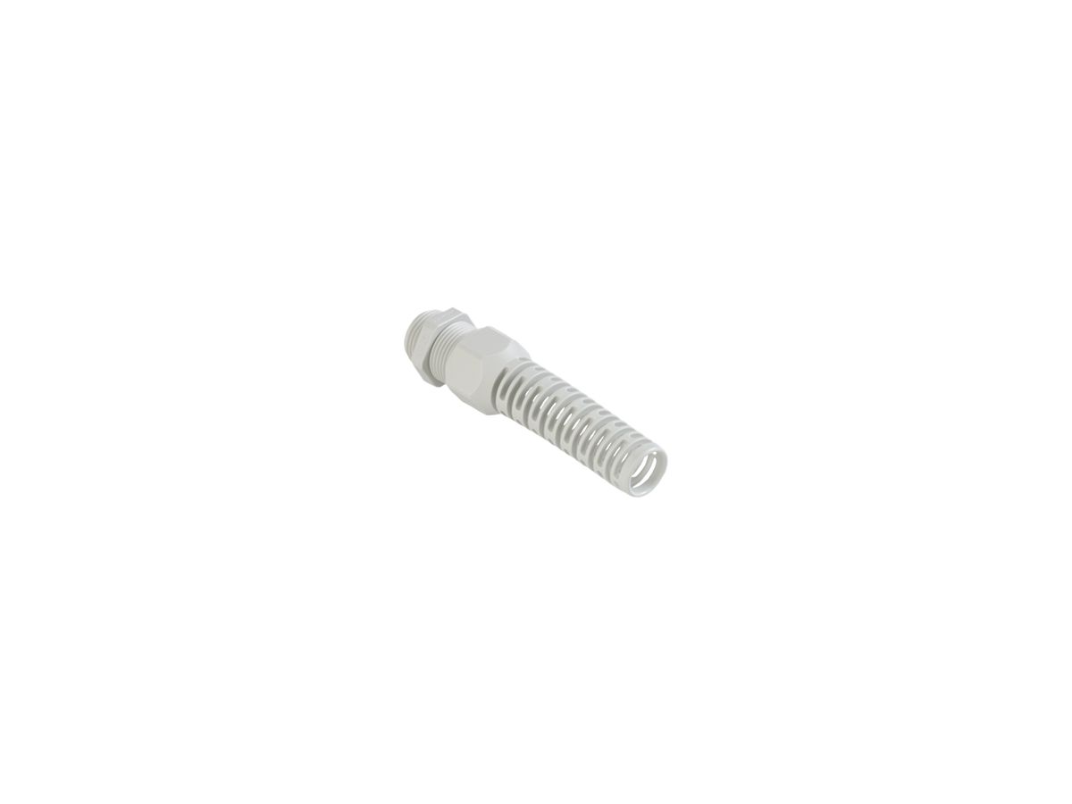 Kabelverschraubung AGRO PA 1/2" hellgrau Ø3…7mm IP68 mit Knickschutz