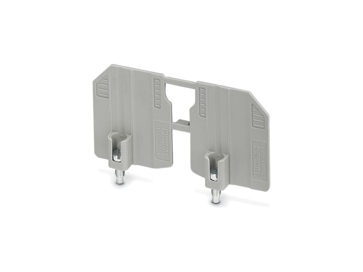 Flanschdeckel Phoenix Contact L=47mm B=4.5mm, H=24.7mm grau