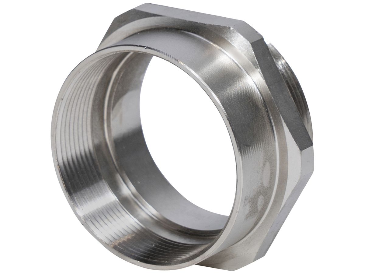 Adapter M20/PG21 Messing vernickelt