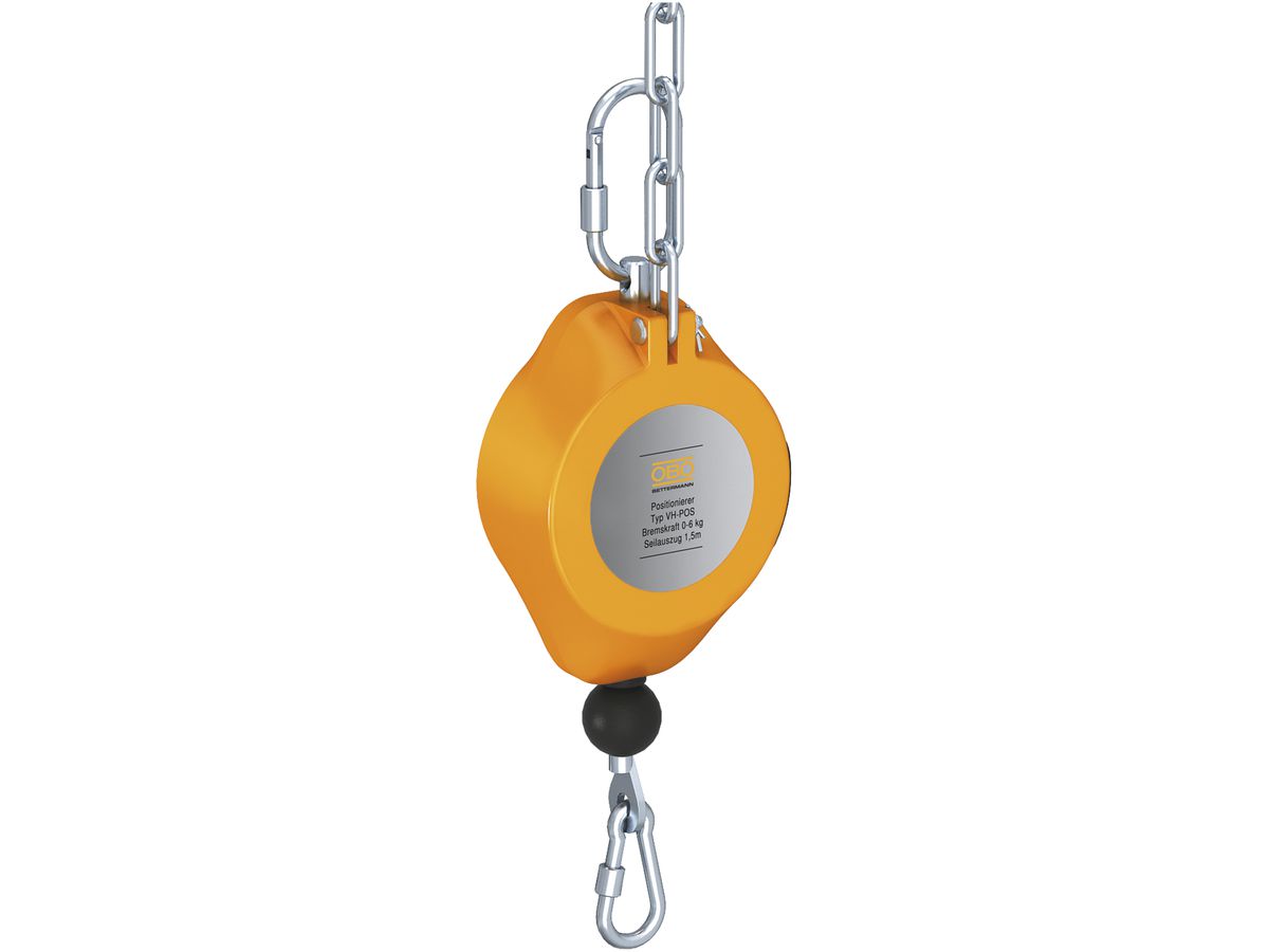 Positionierer Bettermann, für VH bis 6 kg Traglast 200×105×55mm, orange