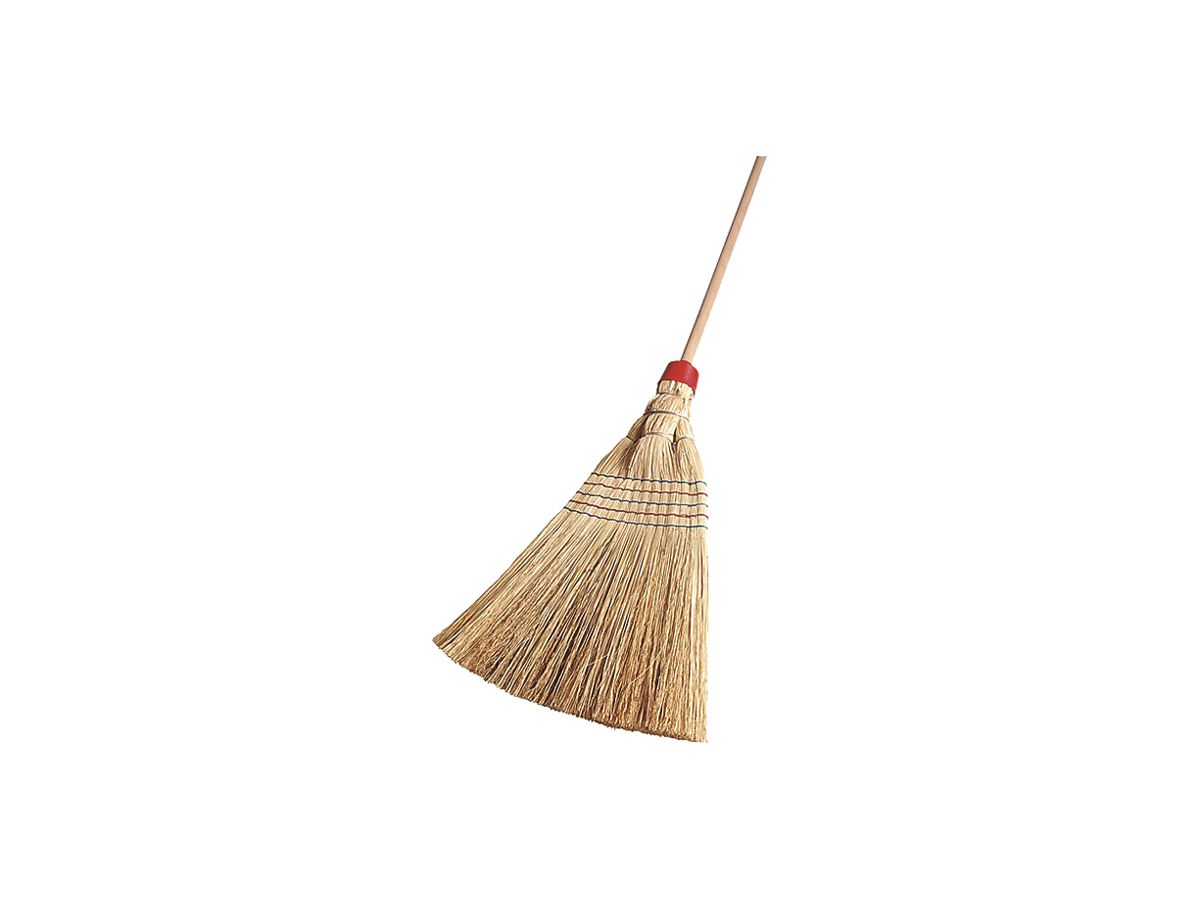 Besen Plica 5-Band mit Holzstiel, Buche