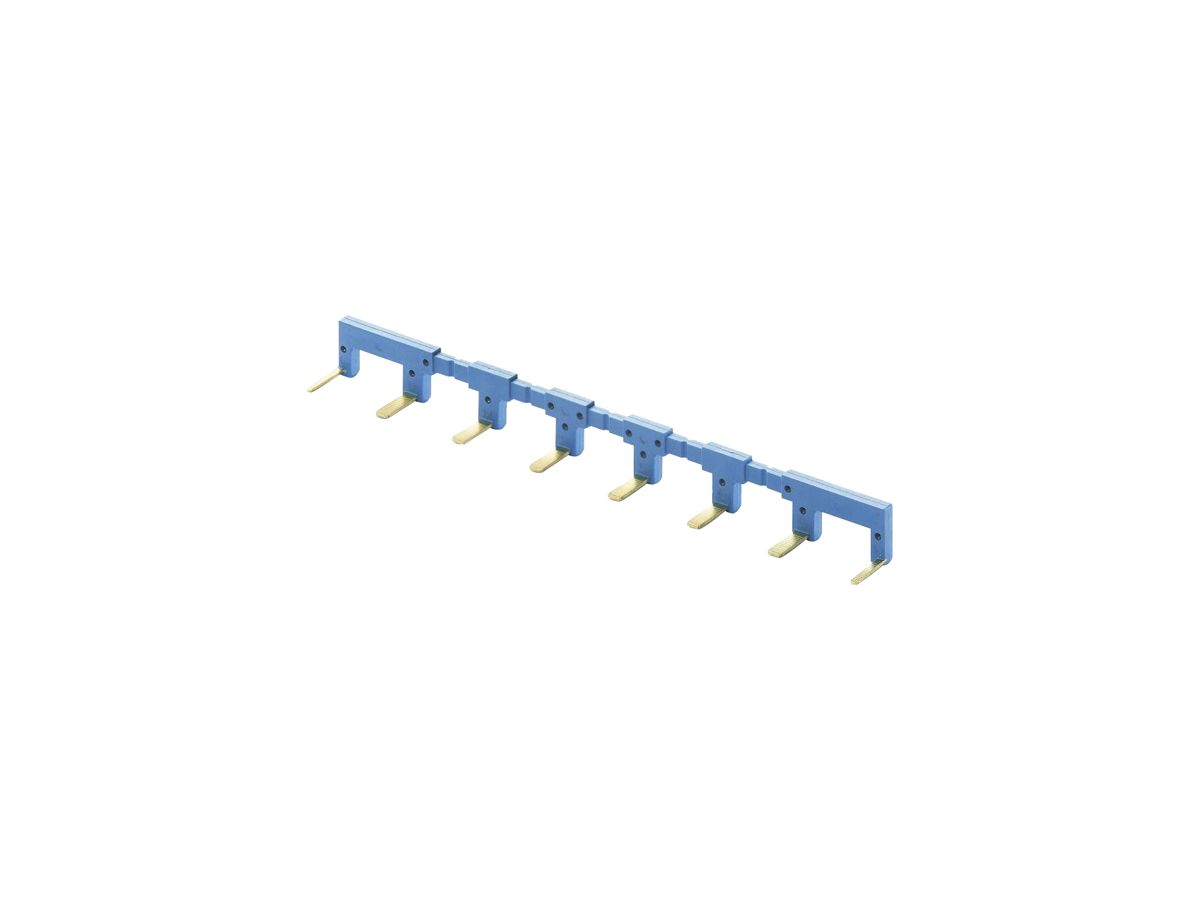 Kammbrücke Finder 022.18, für 8 Geräte der Serie 22.32, 10A, blau