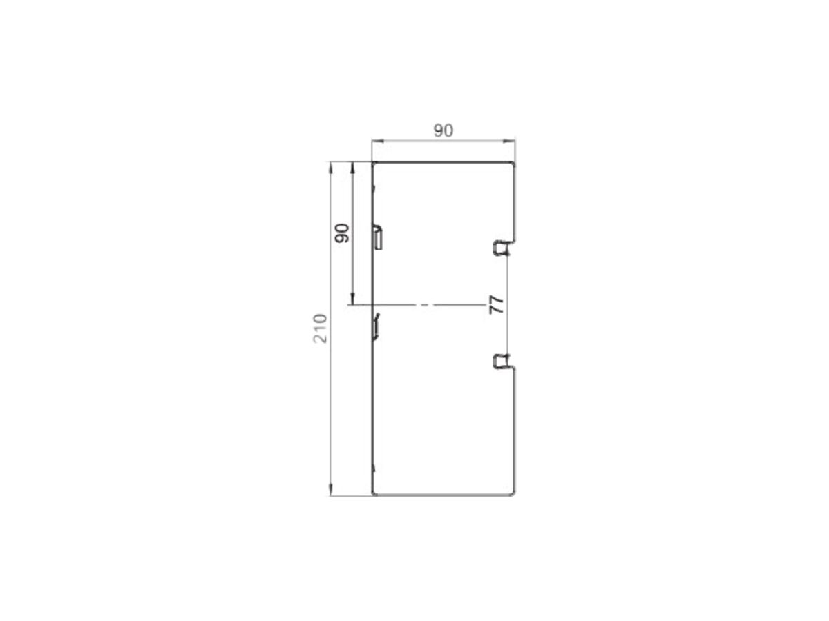 Grundprofil Bettermann GS-A90210 reinweiss