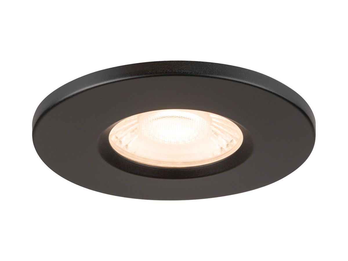 LED-Downlight SLV UNIVERSAL FIX 5W 690lm 2700…6500K IP65 MB DIM Ø68 schwarz