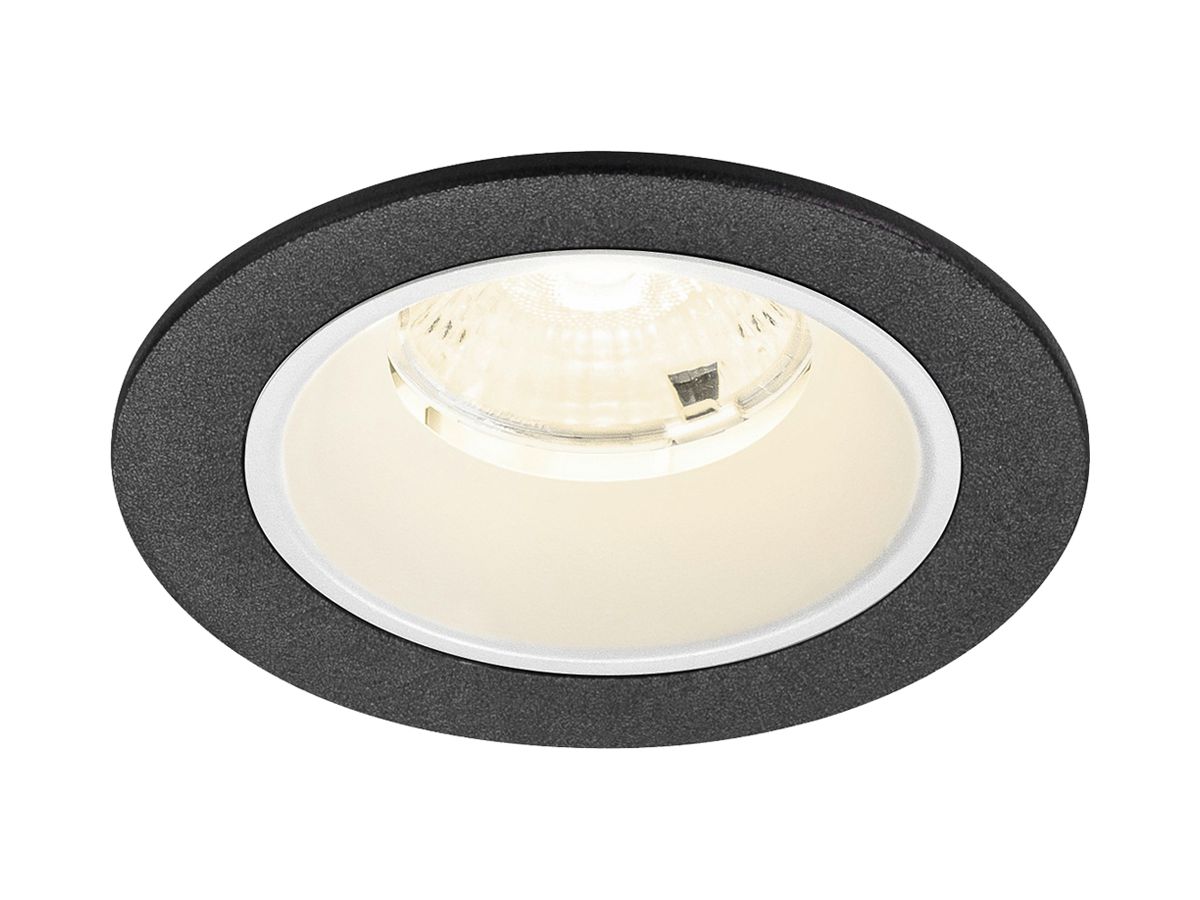 EB-LED-Deckenleuchte SLV NUMINOS S 6.7W 1050lm 4000K WB DALI DIM Ø80×52mm sz/ws