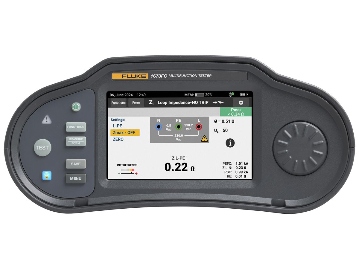 Installationstester Fluke 1673FC CH