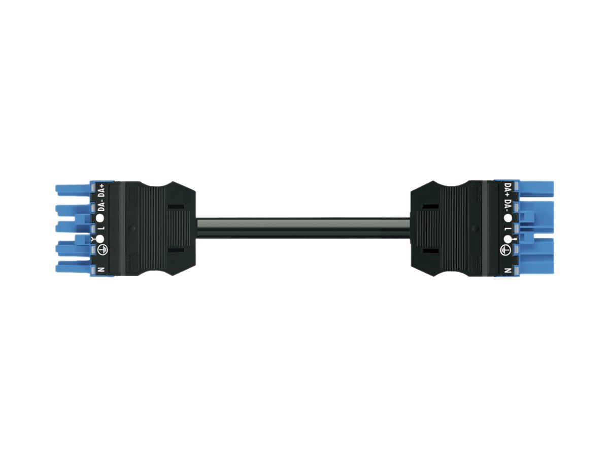 Verbindungsleitung MIDI 5×1.5mm² 16A 400V 3m Cod.I Buchse/Stecker blau Cca