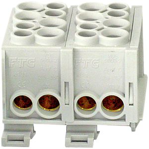 Verteilerblöcke Demelectric, 35 mm², für Hutschiene TH35