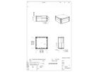 Apparategehäuse RW CUBO O 400×400×180 OPCF OHI CP1H transparent