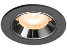 LED-Downlight SLV NUMINOS XS 6.9W 900lm 2700K WB DALI Ø55 sz/cr