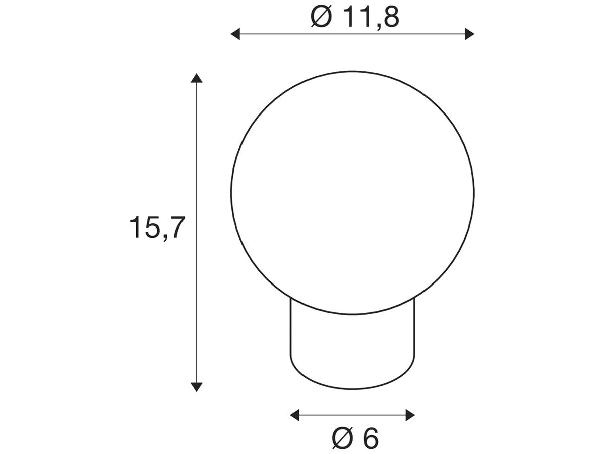 Tischleuchte SLV TINY SUN G9 1×0…3.6W Kupfer