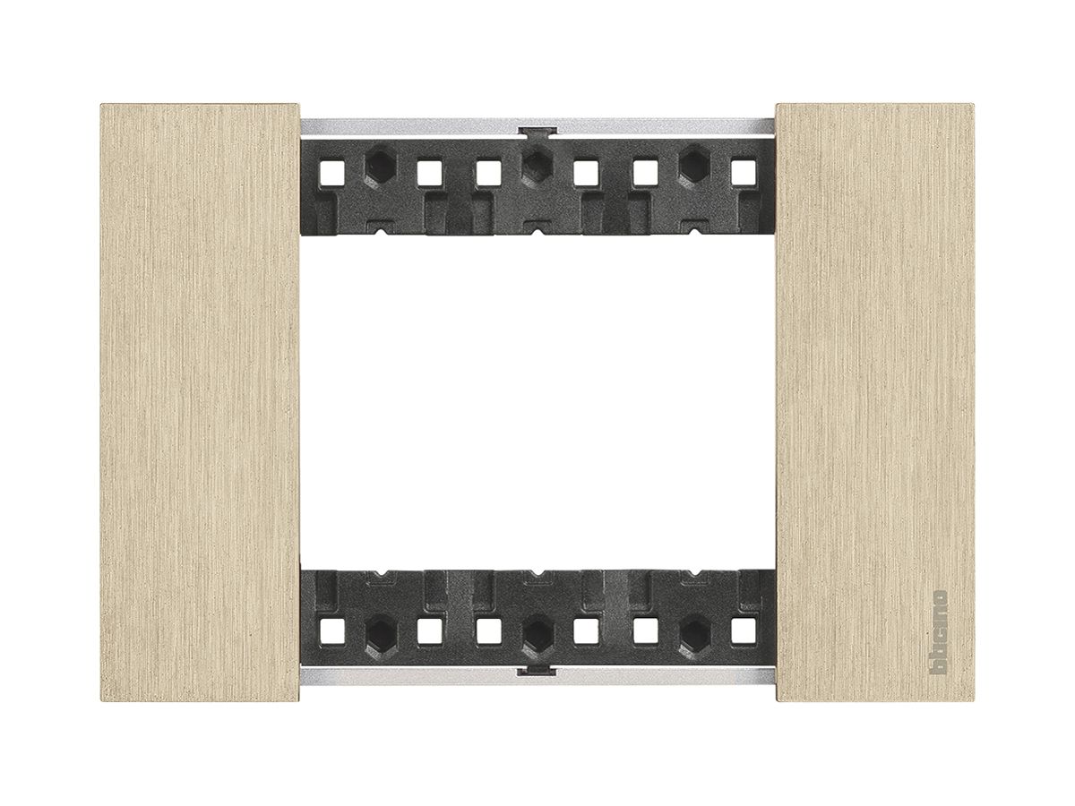 Abdeckrahmen Living Now 3 Module 125×86mm gold
