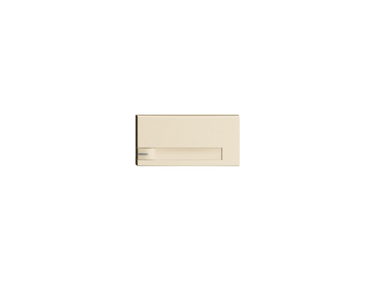 Taste 1/2 KNX/UNI-Taster mit LED & Papiereinlage EDIZIOdue Bedienung 1×crema