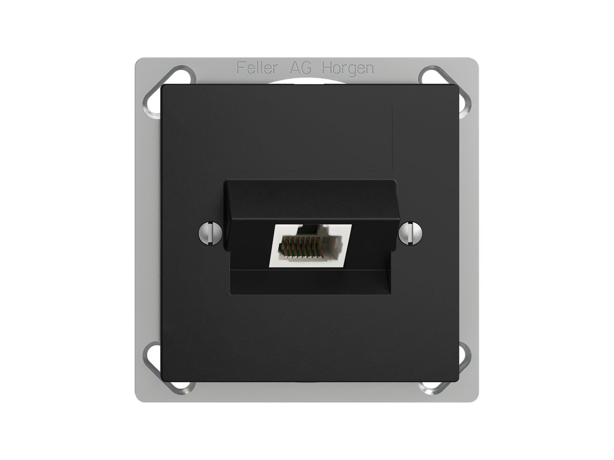 EB-Dose 1×RJ45/u 8P ITplus EDIZIOdue schwarz
