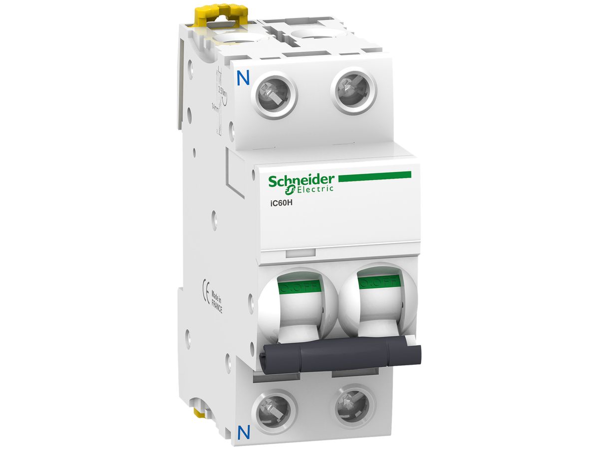 Leitungsschutzschalter Schneider Electric iC60H 4P 0.5A C 10kA
